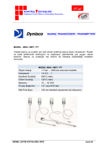 Dynisco - Kontrol Sistemleri