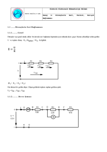 Page 1 Devre Analiz-I Lab. Elektrik Elektronik Mühendisliği Bölümü