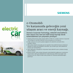 Siemens Corporate Technology, elektrikli otomobillerin hem ulaşım