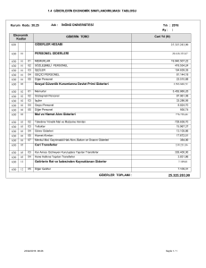 1.4 GİDERLERİN EKONOMİK