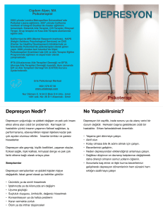 depresyon - Urla Psikoterapi Merkezi