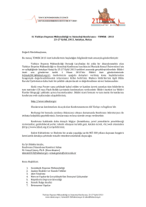 II. Türkiye Deprem Mühendisliği ve Sismoloji Konferansı – TDMSK