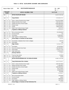 1.5 bütçe gelirlerinin ekonomik sınıflandırılması