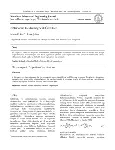this PDF file - Karaelmas Fen ve Mühendislik Dergisi