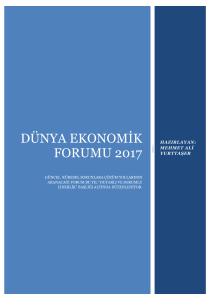 dünya ekonomik forumu 2017
