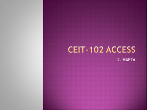 CEIT-102 Access