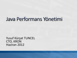 Java Performans Yönetimi