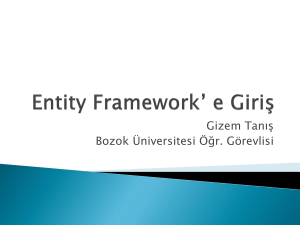 Entity Framework* e Giri