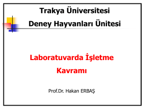 PowerPoint Sunusu - Trakya Üniversitesi