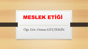 meslek et - Osman Güçtekin