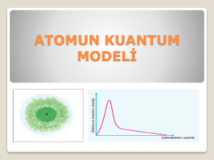 atomun kuantum model