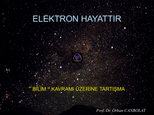 elektron hayattır - Prof.Dr.Orhan Canbolat