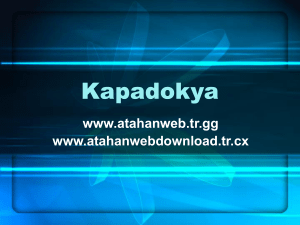 Kapadokya - Atahan Web