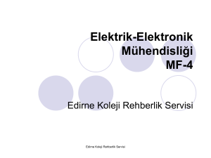 Elektrik-Elektronik Mühendisliği Sayısal-2