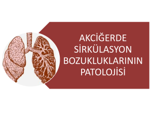 Akciğerde sirkülasyon bozuklukları patolojisi