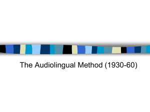 03   Audio-Lingüal Method