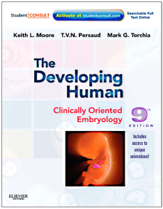 The Developing Human, Clinically Oriented Embryology 9th Ed (2013)
