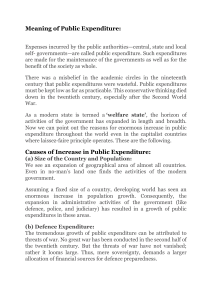 Public Expenditure Causes, Principles and Importance (3)