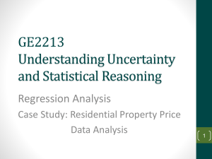 8.1 Residential Property Price Data Analysis