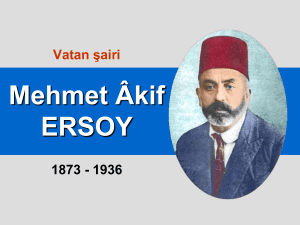 Mehmet Âkif ERSOY