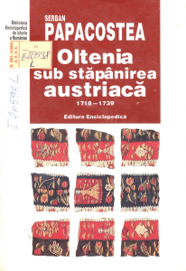 papacostea oltenia-sub-stapanirea-austriaca 1998
