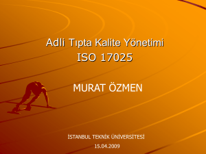 ISO 17025 Akritsyonu