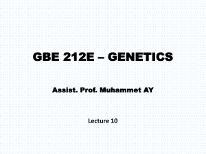 GBE 212E Lecture 10 2021