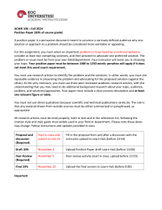 ACWR 106 Position Paper Prompt