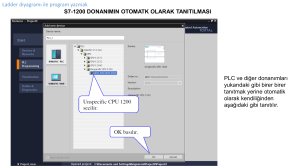 S7-1200 PLC Programlama ve Donanım Tanıtımı