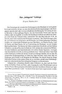 Osmanische Eroberungen im Rhodopengebirge