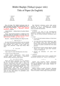 IEEE Turkey TUAC Template TR 2016 Final