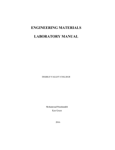 Properties of Engineering Materials Lab Manual-1