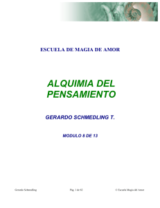 Alquimia del Pensamiento: Módulo 8 de Gerardo Schmedling