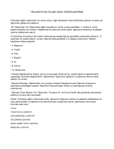 Finlandiya Eğitim Sistemi: Not Verme ve Değerlendirme Süreci