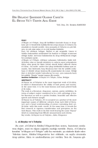 Bir Belağat Şaheseri Olarak Cahız’ın El-Beyan ve’t-Tebyin Adlı Eseri[#466474]-546705