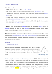 Titreşim ve Dalgalar: Periyodik Hareket ve BHH
