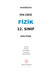 12. Sınıf Fizik Ders Kitabı - Fen Lisesi