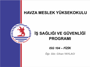 5. NEWTONUN HAREKET YASALARİ