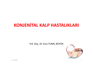 Konjenital Kalp Hastalıkları Sunumu