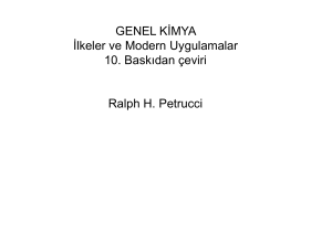 Genel Kimya Ders Kitabı - Petrucci