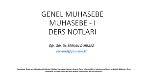 genel muhasebe